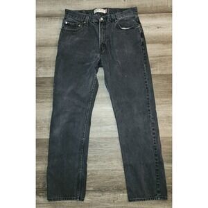 Levi 505 Men's 36x34 Straight Leg Black Jeans